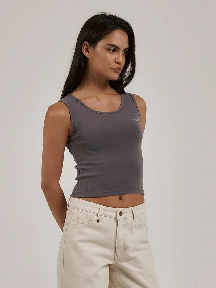 Womens Void Y2K Tank Graphite Thrills Tops and Tees