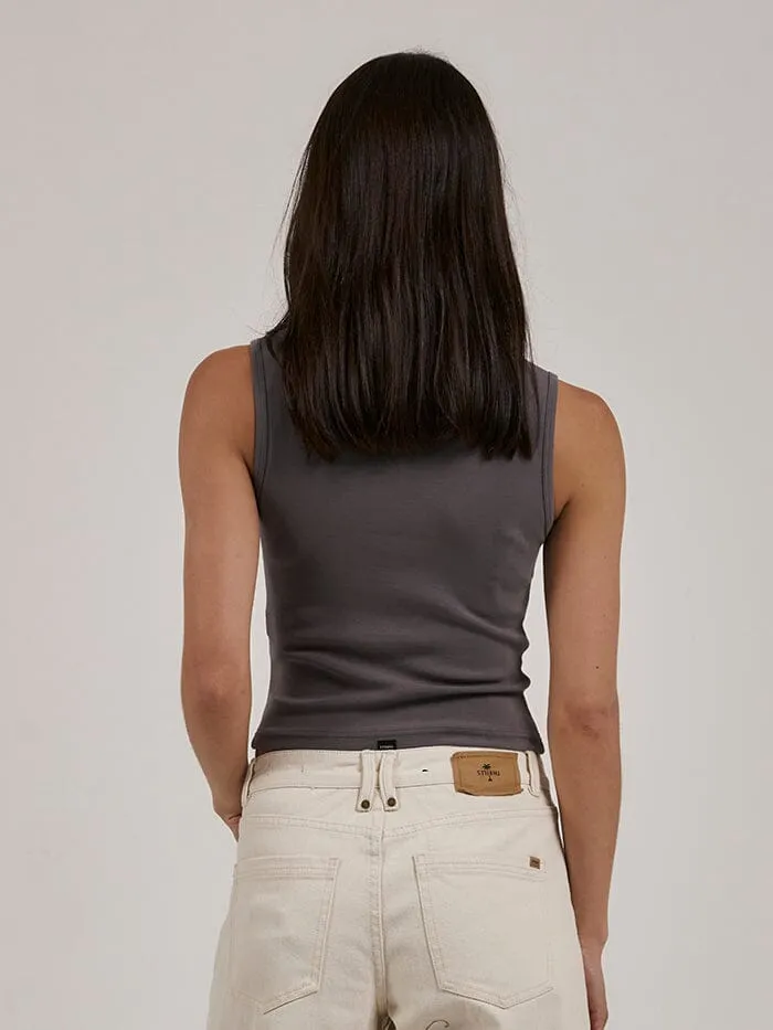 Womens Void Y2K Tank Graphite Thrills Tops and Tees