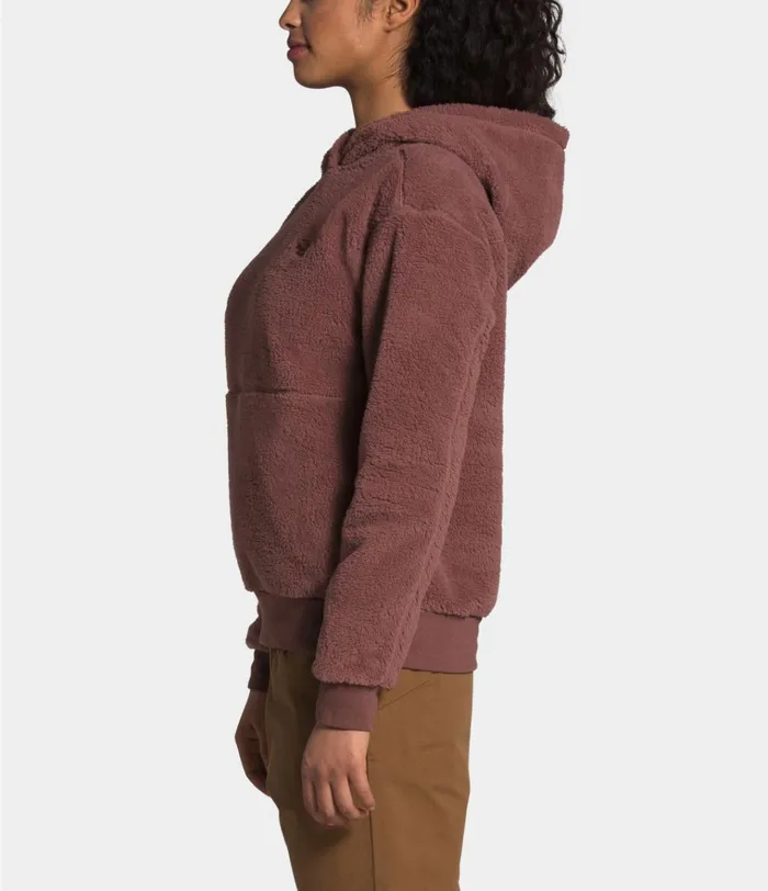 Womens W SHERPA PO HOODIE Marron Purple The North Face Fleece