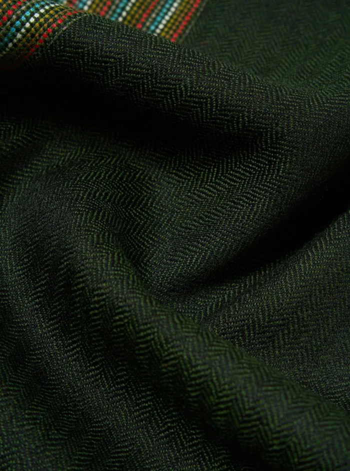 Wool Scarf In Forest Merino Wool Men Universal Works Scarves