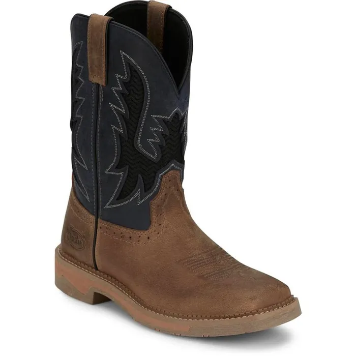 Work Men Justin Boots Bolt 11034 Work Boot Peanut Tan 040brown041