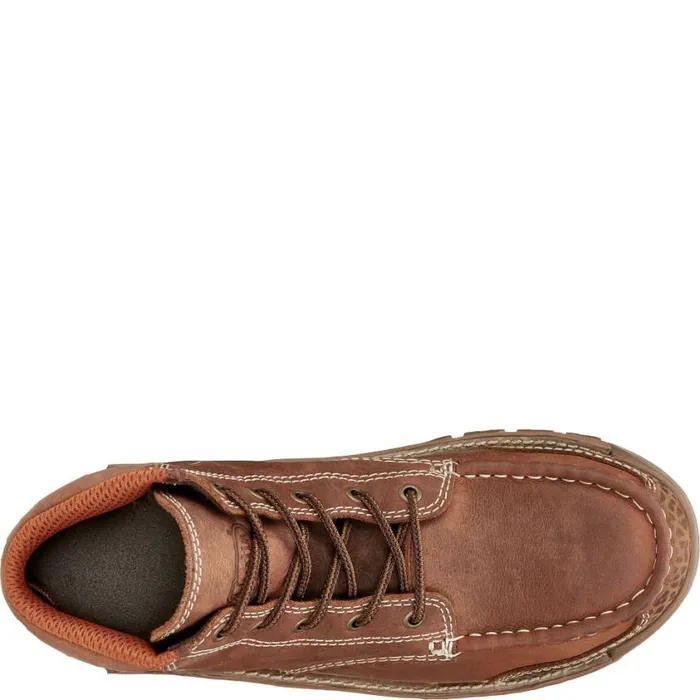 Work Men Justin Boots Corbett 5034 Alloy Toe LaceUp Waterproof Work Boot Barley Brown 040brown041