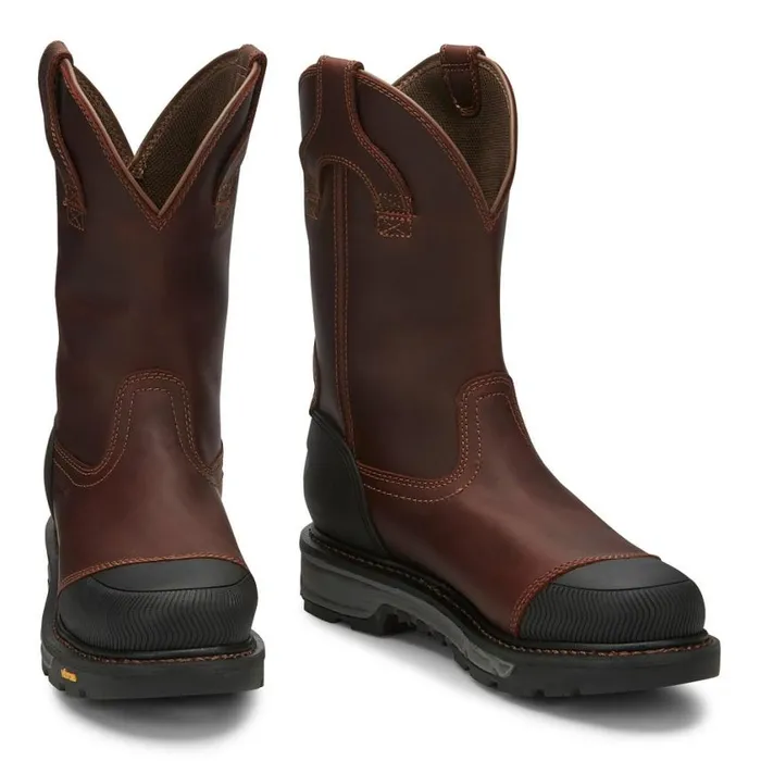 Work Men Justin Boots Warhawk II 11034 Waterproof Nano Composite Toe Work Boot Chestnut 040brown041 Work Men Justin Boots Warhawk II 11034 Waterproof Nano Composite Toe Work Boot Chestnut 040brown041