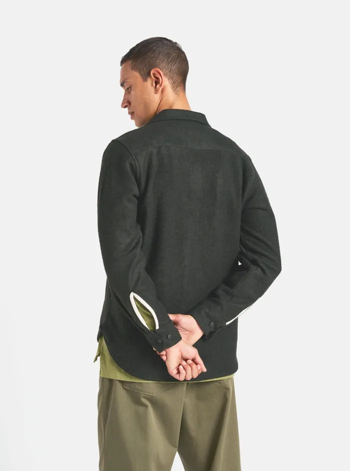 Work Shirt In Forest Dam Marl Men Universal Works Overshirts