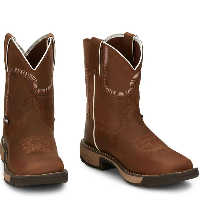 Work Women Justin Boots 8034 Rush Waterproof Work Boot Cedar Brown 040brown041 Work Women Justin Boots 8034 Rush Waterproof Work Boot Cedar Brown 040brown041