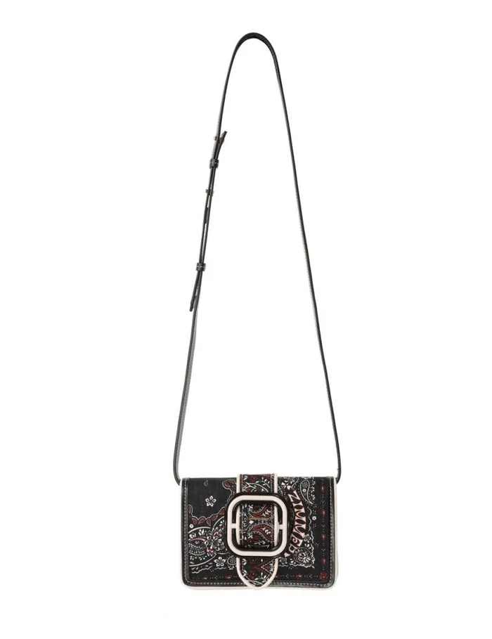 Zimmermann Bags Printed Small Cross Body Bag Black Bandana 8211 Women