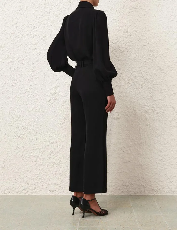 Zimmermann Clothing Crop Flare Pant Black 8211 Women