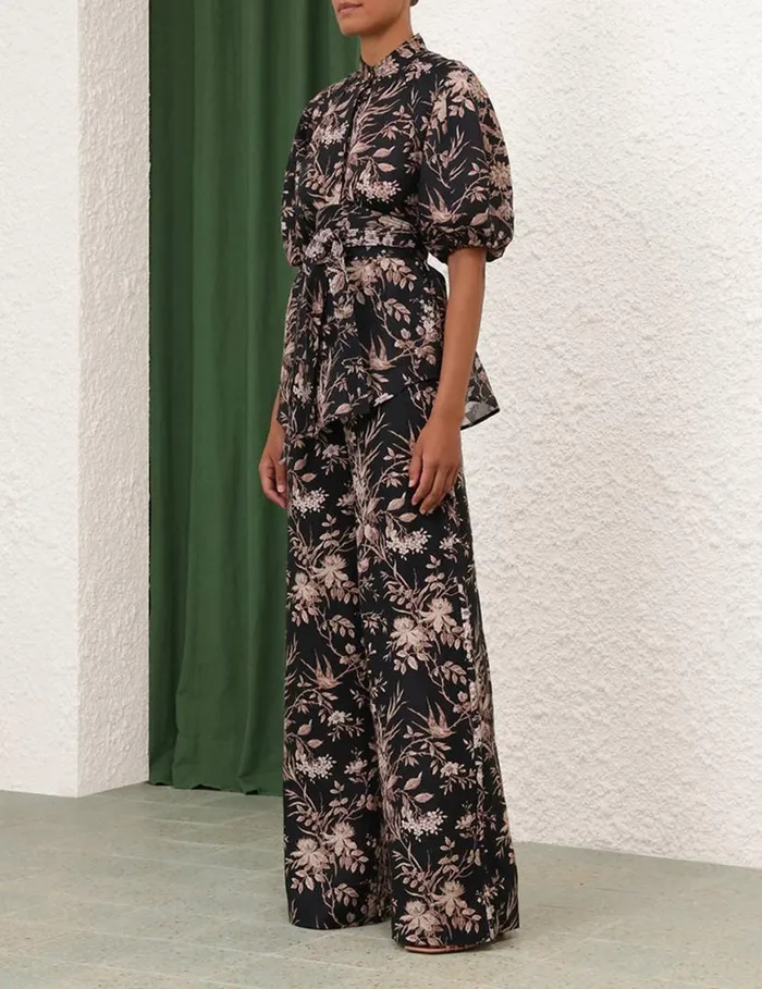 Zimmermann Clothing Kaftan Top Black Mockingbird 8211 Women