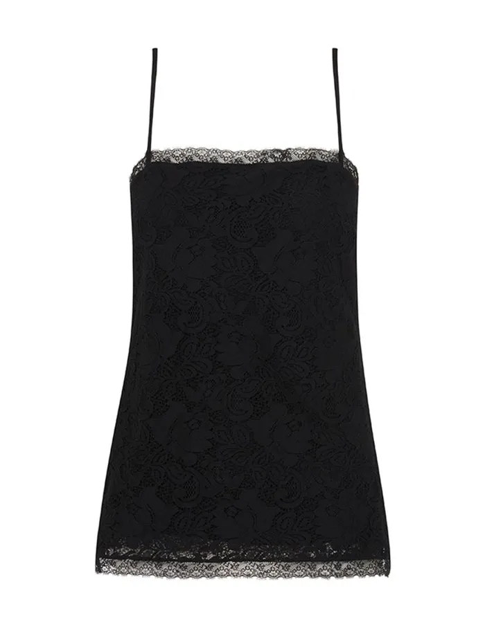 Zimmermann Clothing Lace Top Black 8211 Women