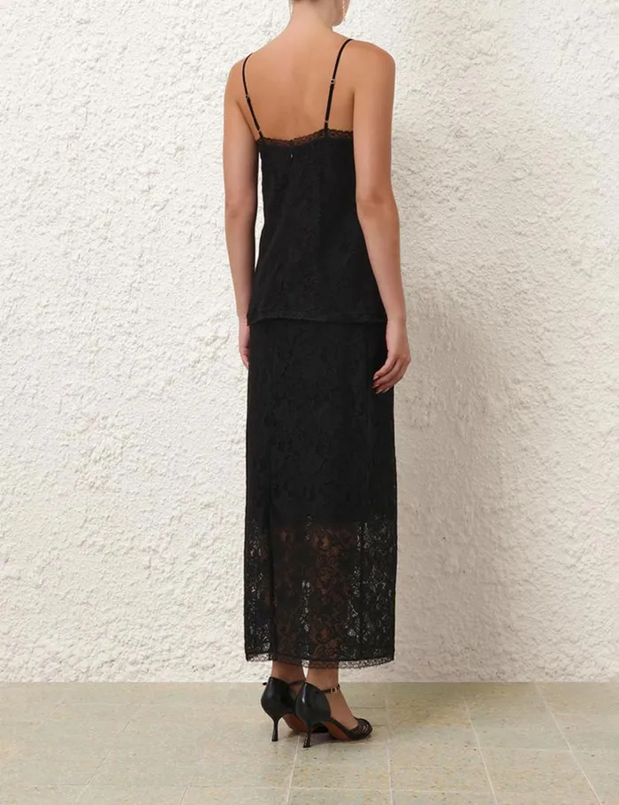 Zimmermann Clothing Lace Top Black 8211 Women