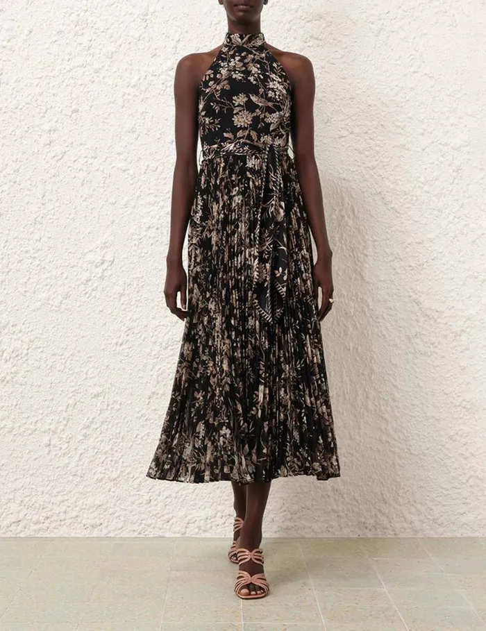 Zimmermann Clothing Sunray Picnic Dress Black Mockingbird 8211 Women