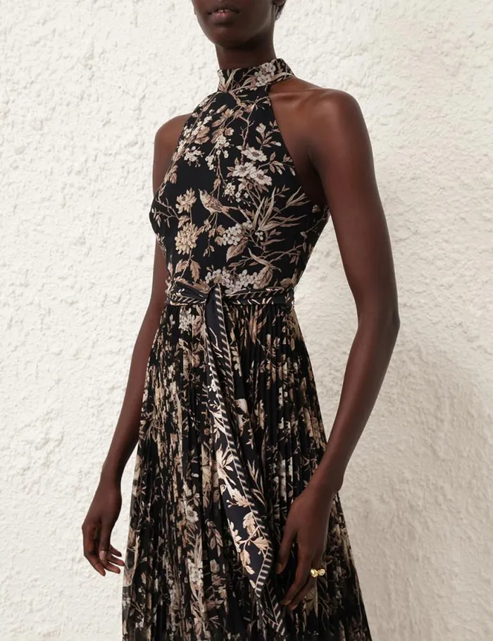 Zimmermann Clothing Sunray Picnic Dress Black Mockingbird 8211 Women
