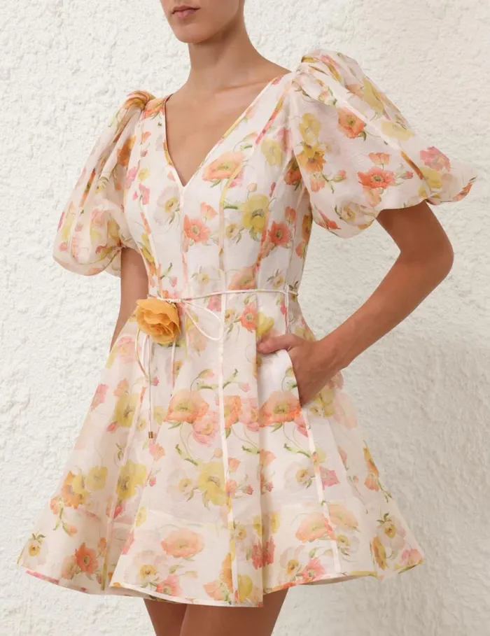 Zimmermann Dresses Tranquillity Flip Dress Multi Poppy 8211 Women