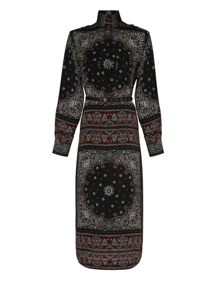 Zimmermann Dresses Utility Midi Dress Black Bandana 8211 Women
