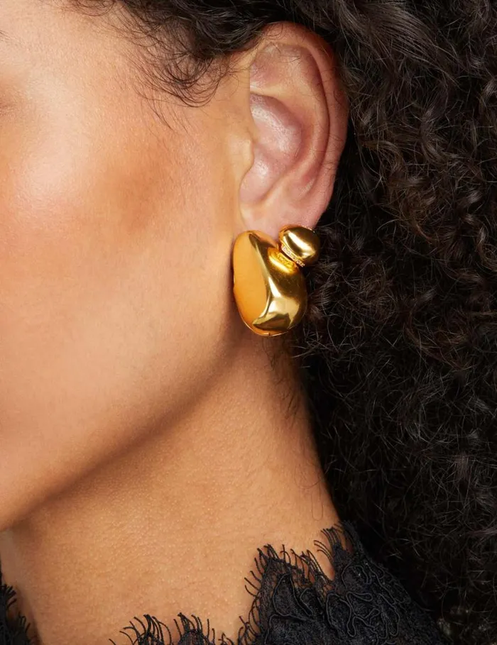 Zimmermann Earrings Pebble Huggies Gold 8211 Women