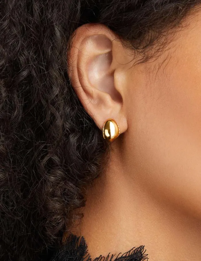 Zimmermann Earrings Pebble Huggies Gold 8211 Women