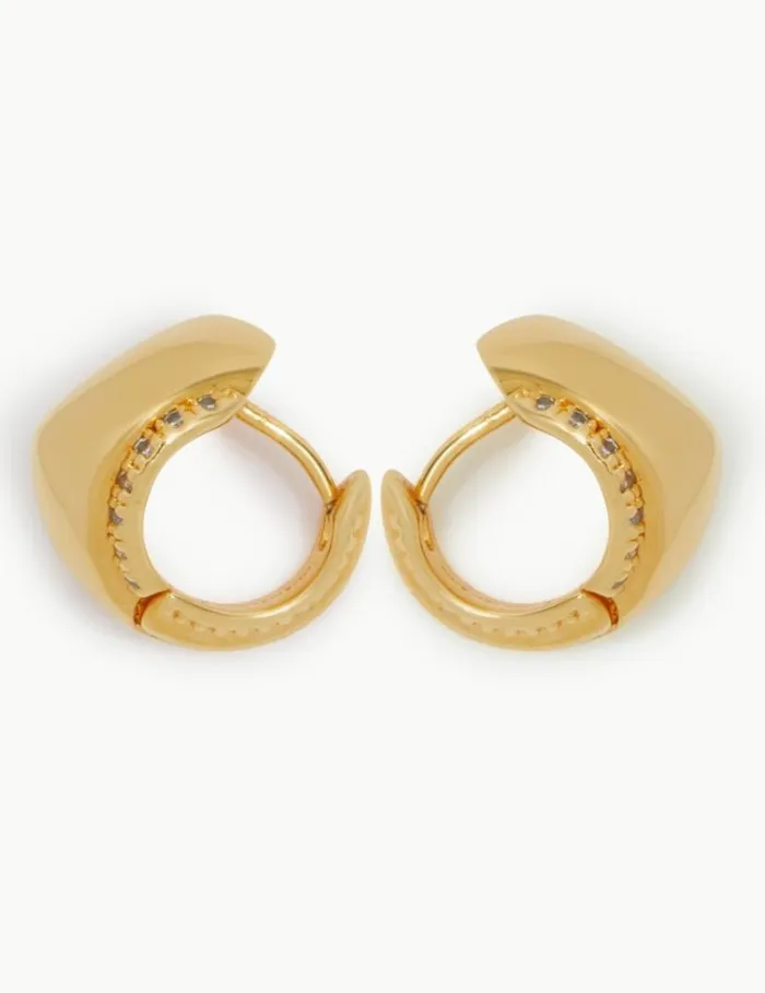 Zimmermann Earrings Pebble Huggies Gold 8211 Women