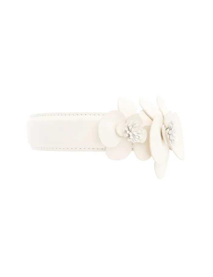 Zimmermann Hair Accessories Orchid Leather Headband Latte 8211 Women