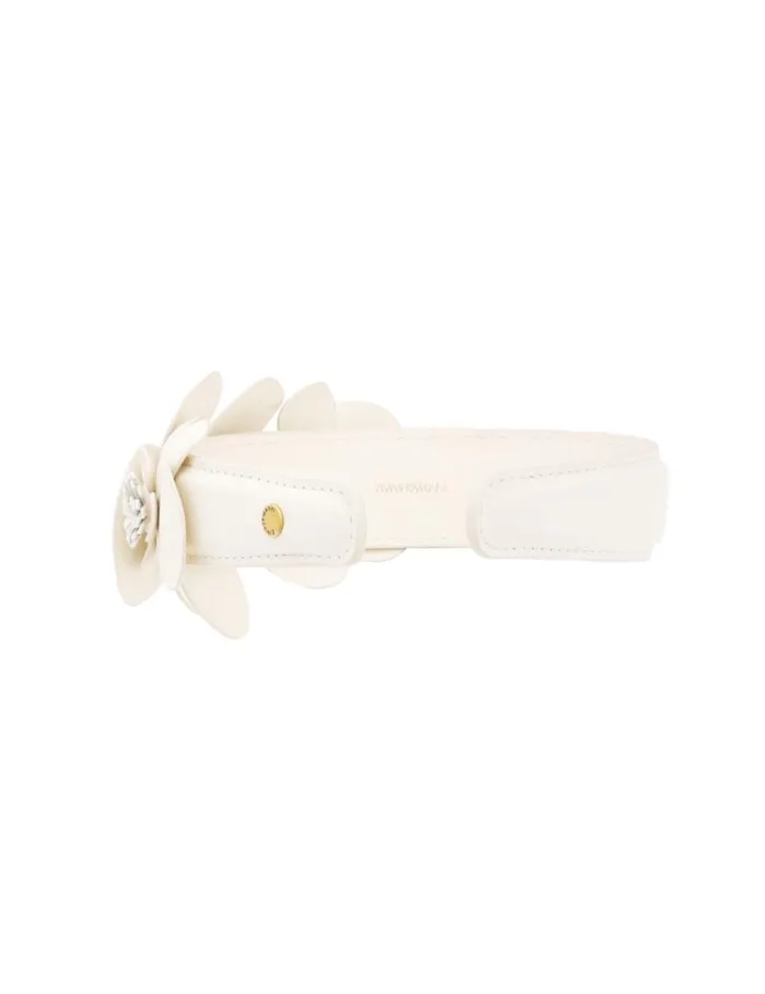 Zimmermann Hair Accessories Orchid Leather Headband Latte 8211 Women