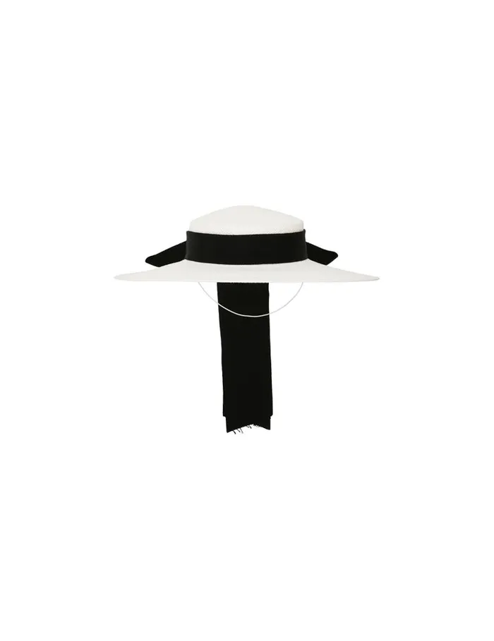 Zimmermann Hats Straw Boater Ivory 8211 Women