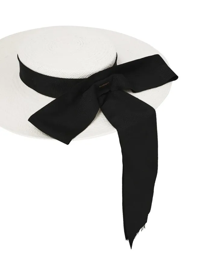 Zimmermann Hats Straw Boater Ivory 8211 Women