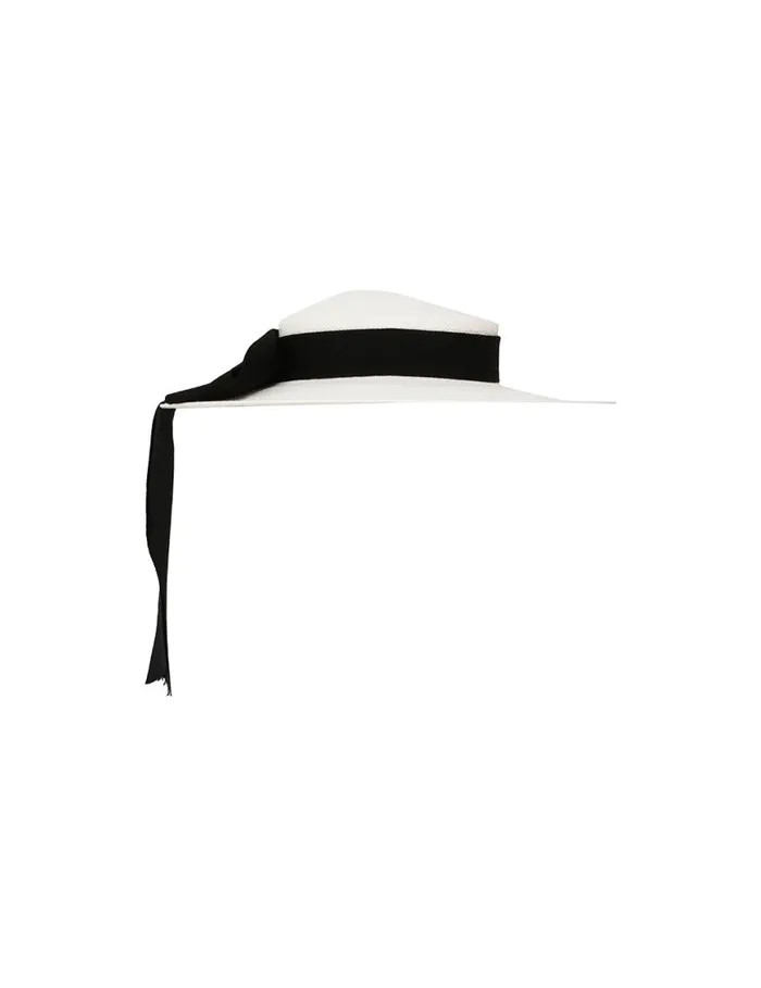 Zimmermann Hats Straw Boater Ivory 8211 Women