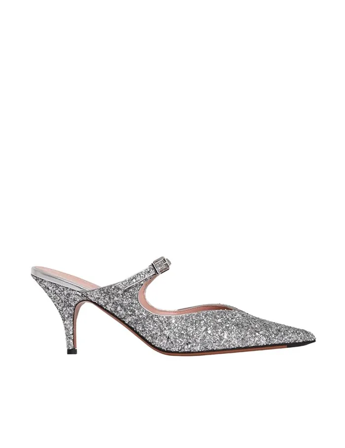 Zimmermann Heels Zimmermann Aura Mule 65 Silver 8211 Women