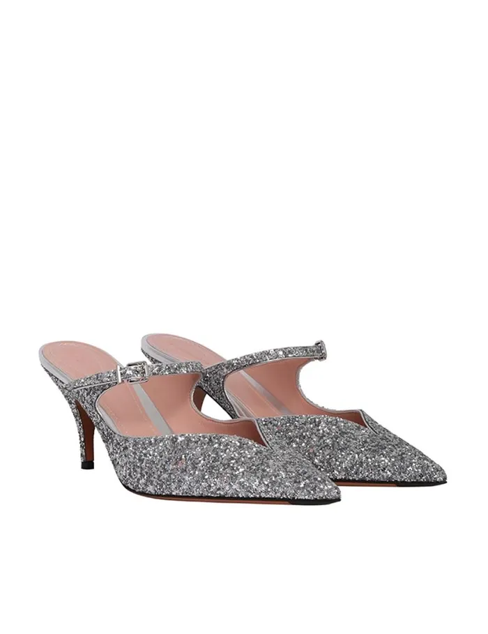 Zimmermann Heels Zimmermann Aura Mule 65 Silver 8211 Women