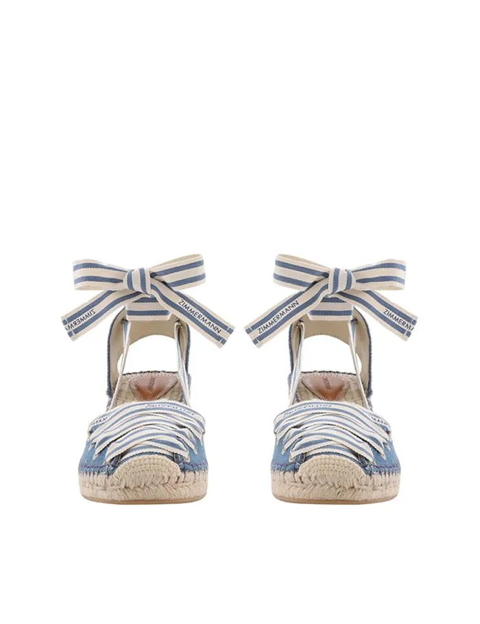 Zimmermann Heels Zimmermann Sol Espadrille 95 Denim 8211 Women
