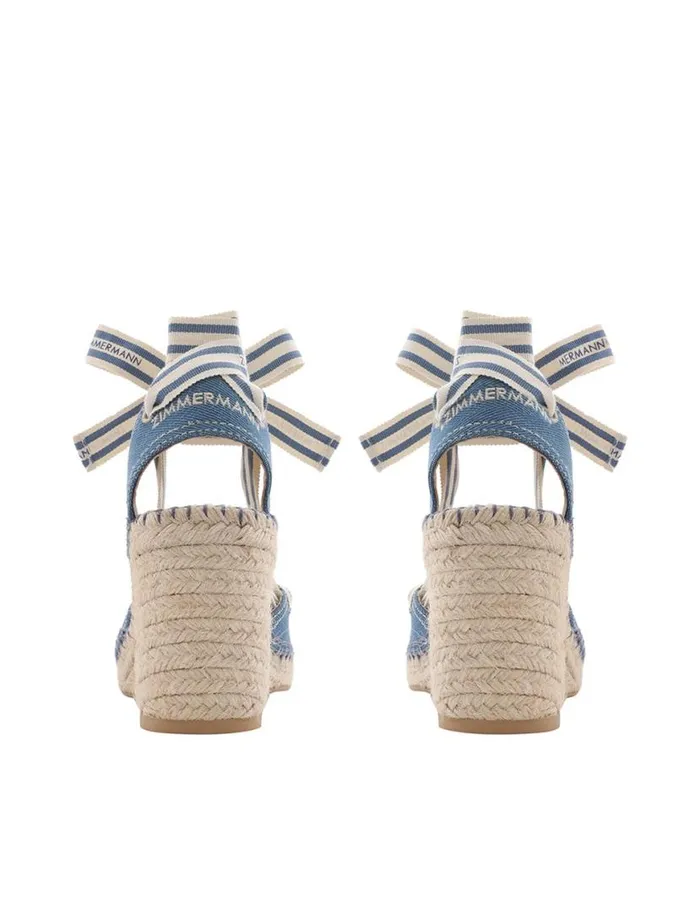 Zimmermann Heels Zimmermann Sol Espadrille 95 Denim 8211 Women