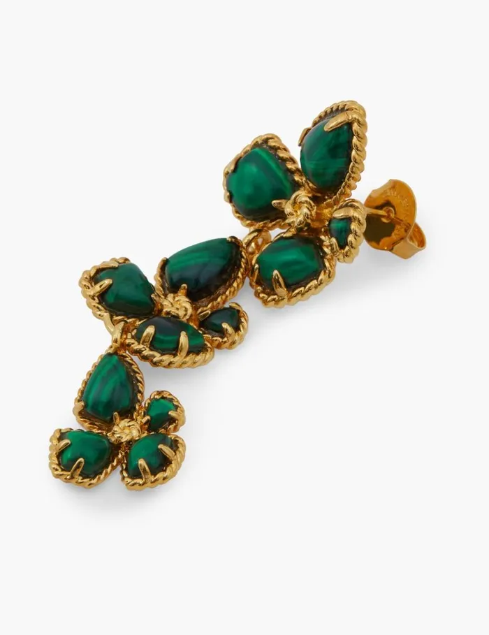 Zimmermann Jewellery Zimmermann Bloom Large Dangles Goldmalachite 8211 Women