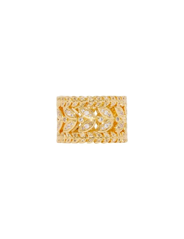 Zimmermann Jewellery Zimmermann Laurel Band Ring Gold 8211 Women
