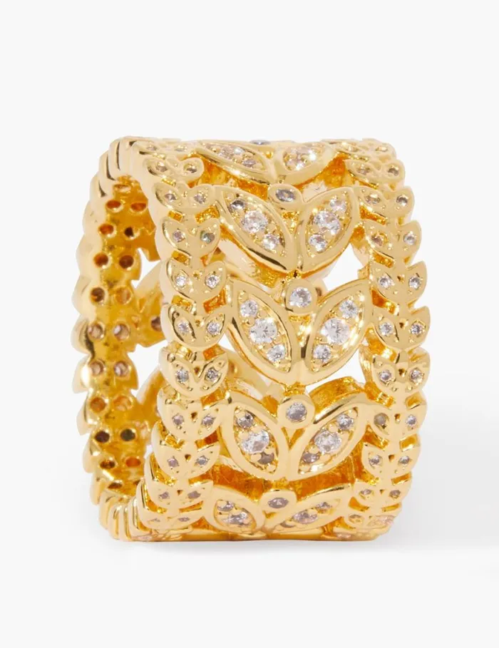 Zimmermann Jewellery Zimmermann Laurel Band Ring Gold 8211 Women