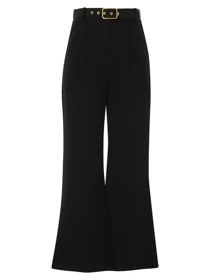 Zimmermann Shorts and Pants Crop Flare Pant Black 8211 Women