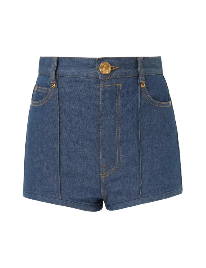 Zimmermann Shorts and Pants Matchmaker Denim Dance Short Railway Blue 8211 Women Zimmermann Shorts and Pants Matchmaker Denim Dance Short Railway Blue 8211 Women