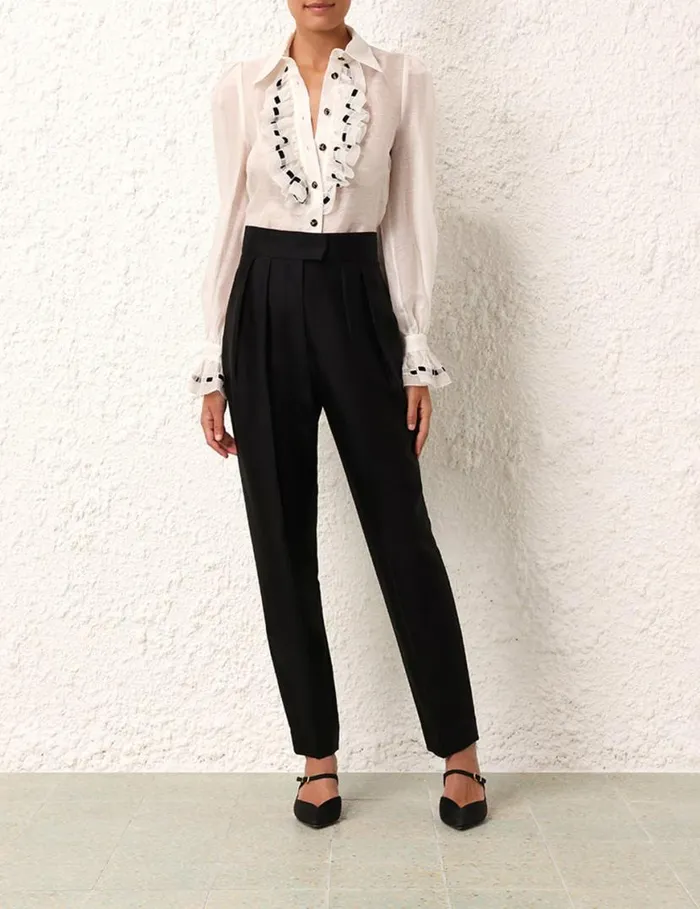 Zimmermann Shorts and Pants Matchmaker Pleat Front Pant Black 8211 Women