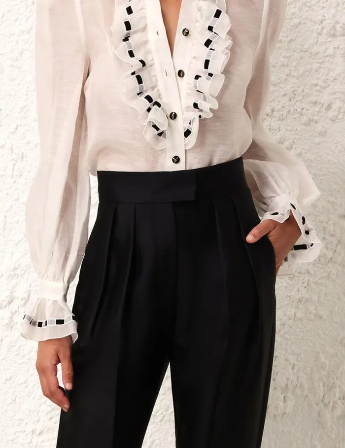 Zimmermann Shorts and Pants Matchmaker Pleat Front Pant Black 8211 Women