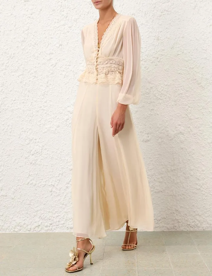 Zimmermann Shorts and Pants Natura Flared Culottes Buff 8211 Women