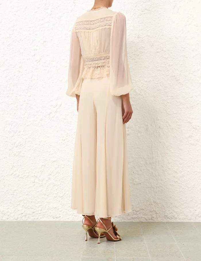 Zimmermann Shorts and Pants Natura Flared Culottes Buff 8211 Women