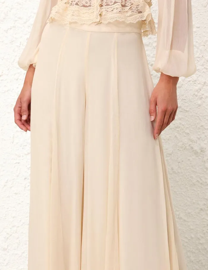 Zimmermann Shorts and Pants Natura Flared Culottes Buff 8211 Women