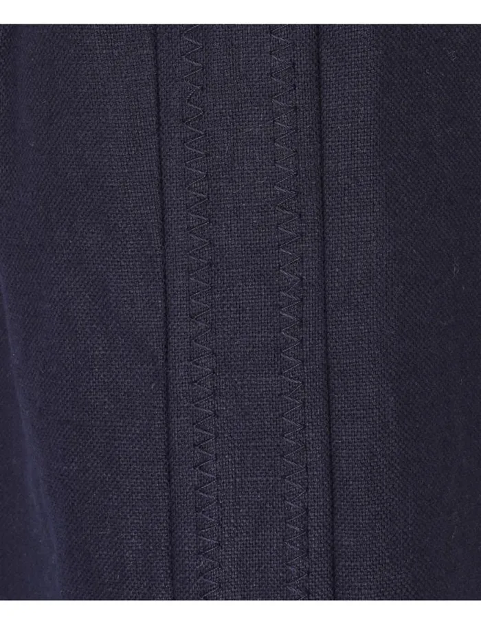 Zimmermann Shorts and Pants Natura Linen Wide Leg Pant Navy 8211 Women
