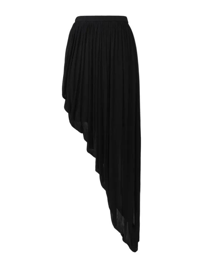 Zimmermann Skirts Natura Jersey Draped Skirt Black 8211 Women