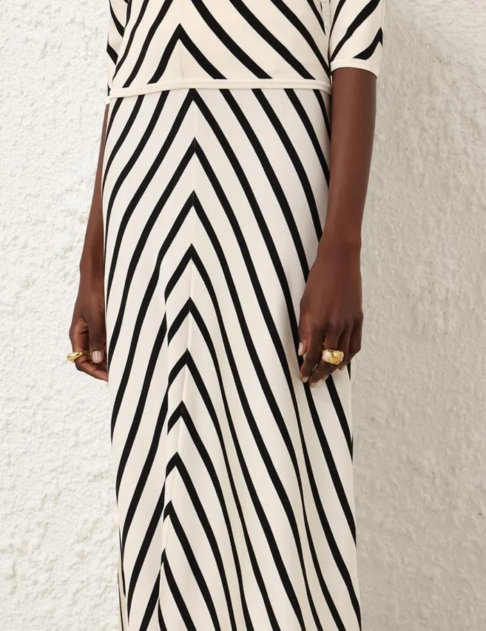 Zimmermann Skirts Natura Swing Skirt Chevron 8211 Women