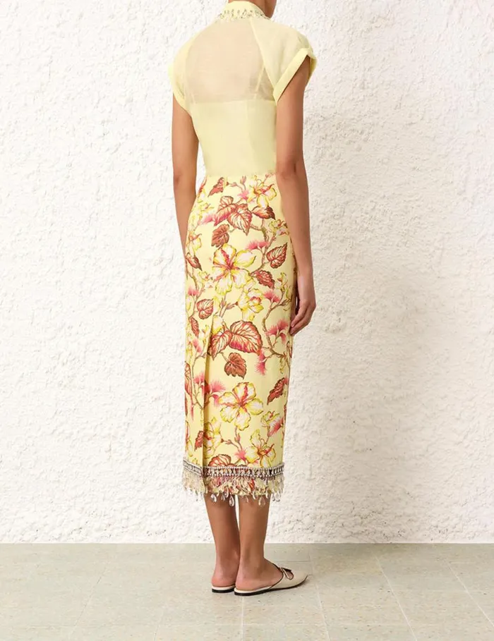 Zimmermann Tops Matchmaker Diamante Blouse Lemon 8211 Women