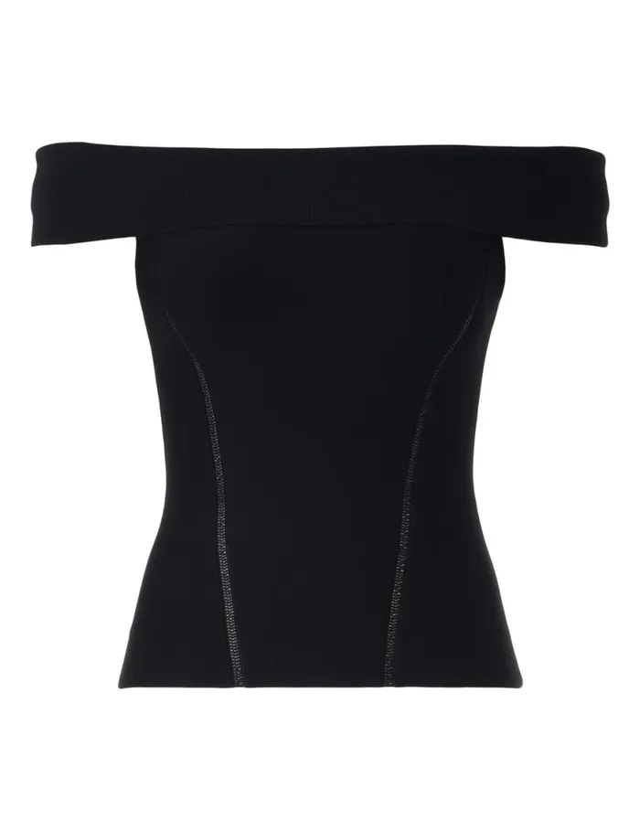 Zimmermann Tops Matchmaker OffShoulder Top Black 8211 Women