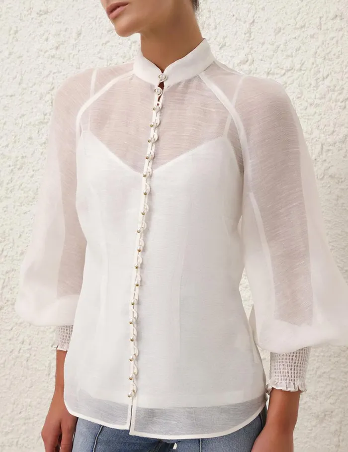 Zimmermann Tops Natura Blouse Natural 8211 Women